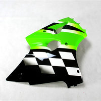 NT Aftermarket Injection ABS Plastic Fairing Fit for ZX6R 636 2000-2002 Green Black White N014