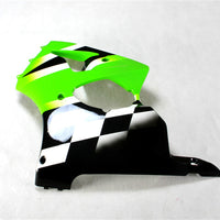 NT Aftermarket Injection ABS Plastic Fairing Fit for ZX6R 636 2000-2002 Green Black White N014
