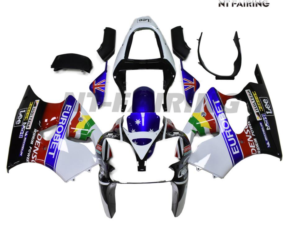 NT Fairing Fit for Kawasaki 2000-2002 ZX-6R N041- White Red Black Blue | ABS Injection