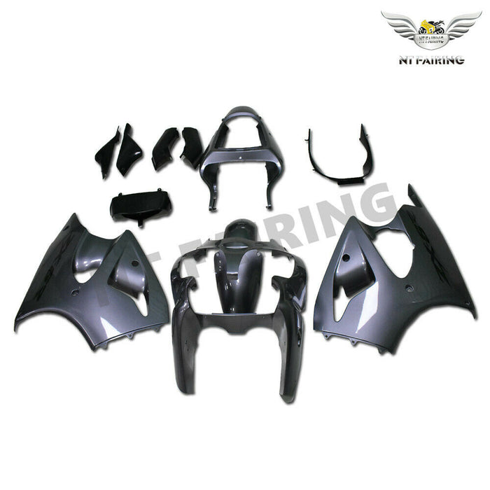 NT Aftermarket Injection ABS Plastic Fairing Fit for ZX6R 636 2000-2002 Glossy Gray N043