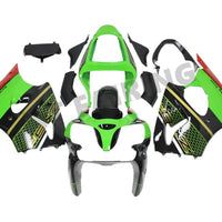 US STOCK NT Aftermarket Injection ABS Plastic Fairing Fit for ZX6R 636 2000-2002 Green Black N048 Available in CA