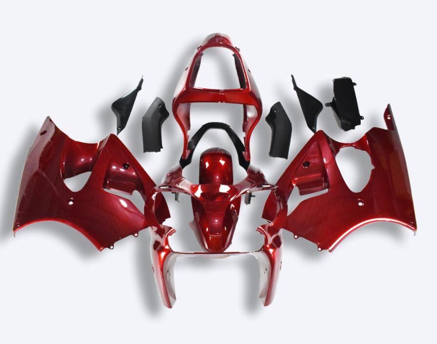 NT Fairing Fit for Kawasaki 2000-2002 ZX-6R N049- Red | ABS Injection, US Stock