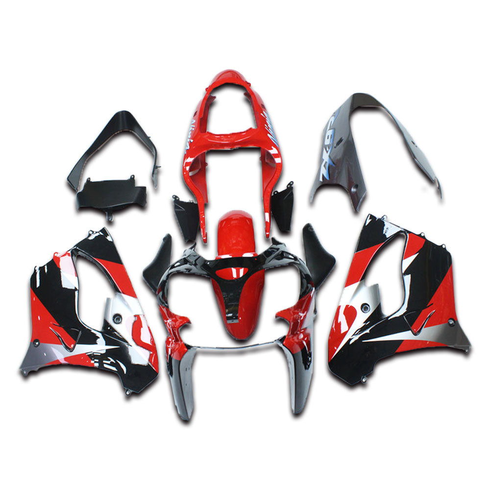 NT Fairing Fit for Kawasaki 2000-2001 ZX-9R N014- Red | ABS