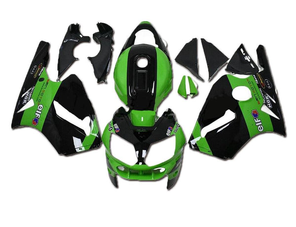 Injection Mold Fairing kit Fit for  2002-2006 ZX12R Green Black N012