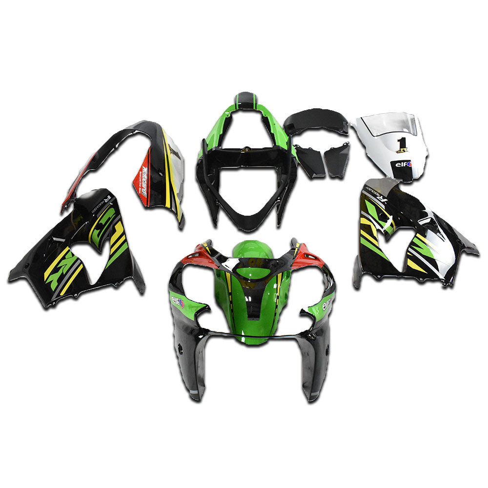 NT Fairing Fit for Kawasaki 2002-2003 ZX-9R N004- Green Black | ABS