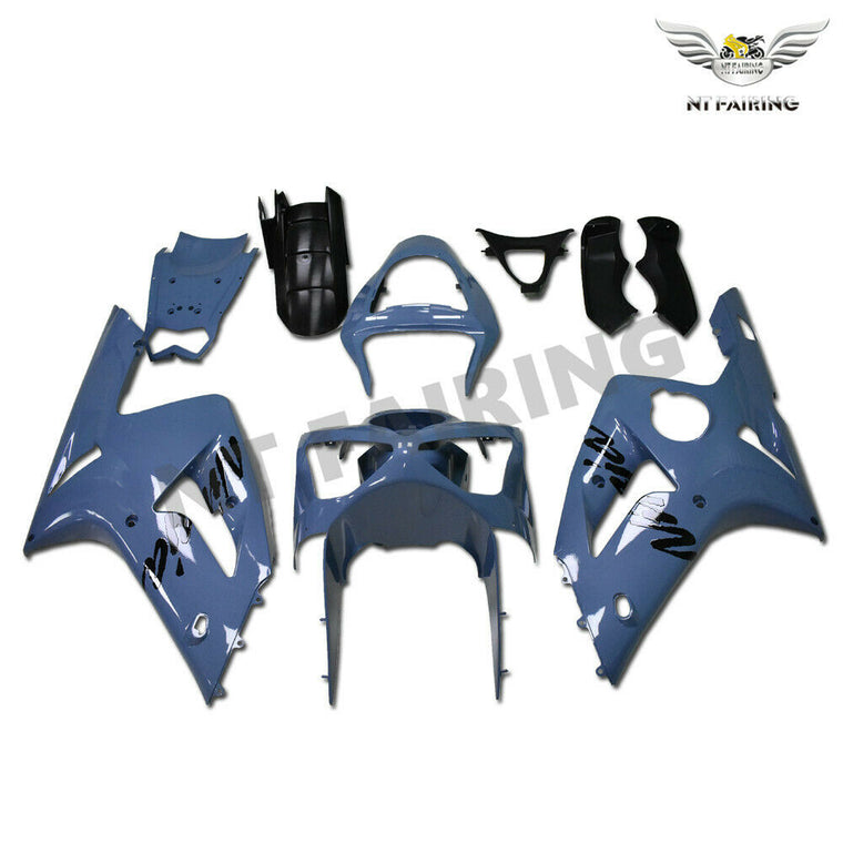 NT Aftermarket Injection ABS Plastic Fairing Fit for ZX6R 636 2003-2004 Gray N033
