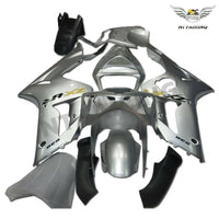 NT Aftermarket Injection ABS Plastic Fairing Fit for ZX6R 636 2003-2004 Silver N027