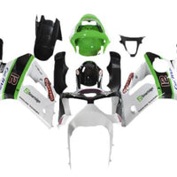 NT Aftermarket Injection ABS Plastic Fairing Fit for ZX6R 636 2003-2004 White Black Green N037