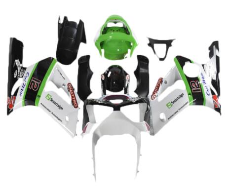 NT Fairing Fit for Kawasaki 2003-2004 ZX-6R N037- White Black Green | ABS Injection