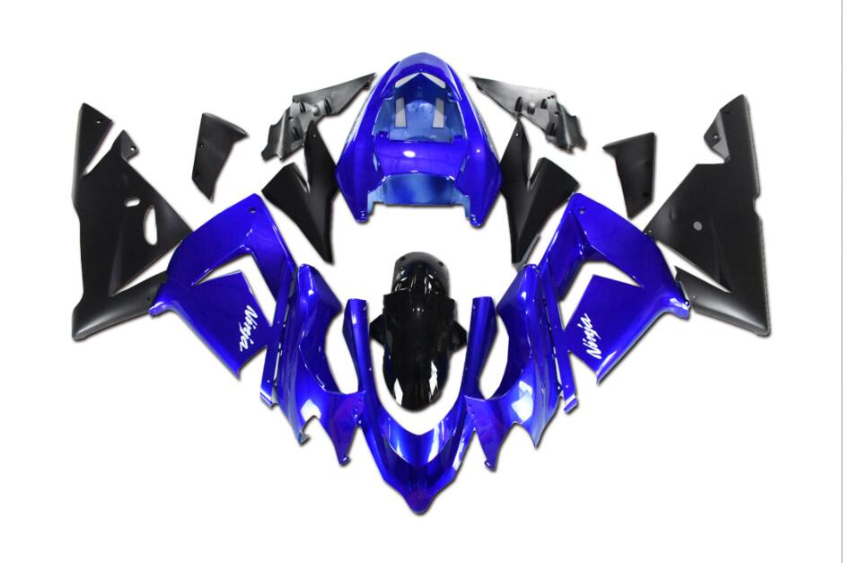 NT Fairing Fit for Kawasaki 2004-2005 ZX-10R N036- Blue Black | ABS Injection