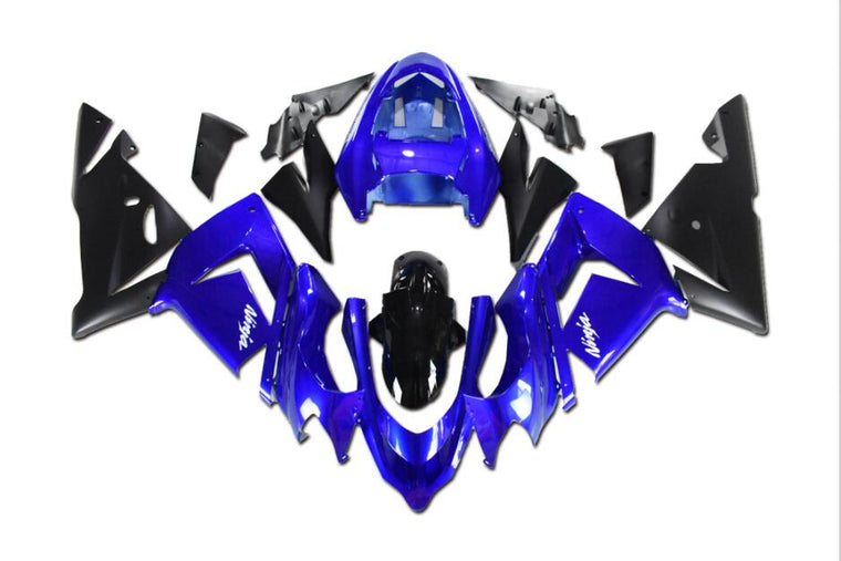 NT Fairing Fit for Kawasaki 2004-2005 ZX-10R N036- Blue Black | ABS Injection