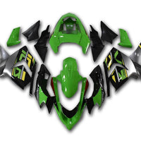 NT Aftermarket Injection ABS Plastic Fairing Fit for ZX10R 2004-2005 Black Green Red N046