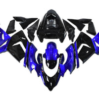 NT Aftermarket Injection ABS Plastic Fairing Fit for ZX10R 2004-2005 Blue Black N049