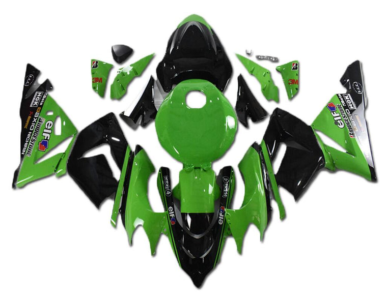 NT Fairing Fit for Kawasaki 2004-2005 ZX-10R T050- Green Black | ABS Injection, US Stock