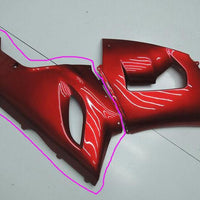 Injection Mold ABS Plastic Right Side Lower Fairing Fit for ZX6R 2005-2006 Candy Red