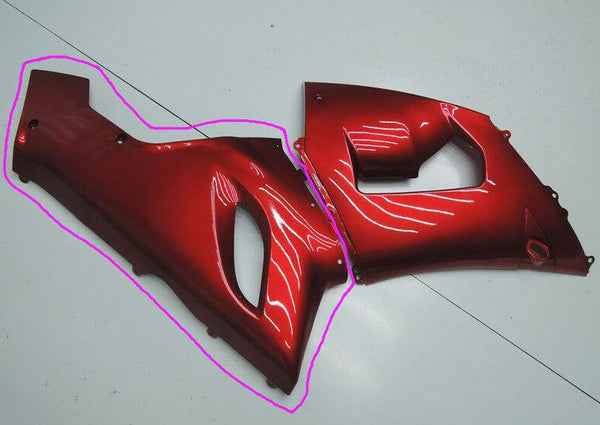 Injection Mold ABS Plastic Right Side Lower Fairing Fit for ZX6R 2005-2006 Candy Red