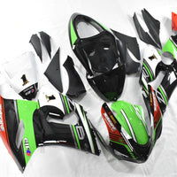 US STOCK NT Aftermarket Injection ABS Plastic Fairing Fit for ZX6R 636 2005-2006 Green Black Red N055 Available in CA