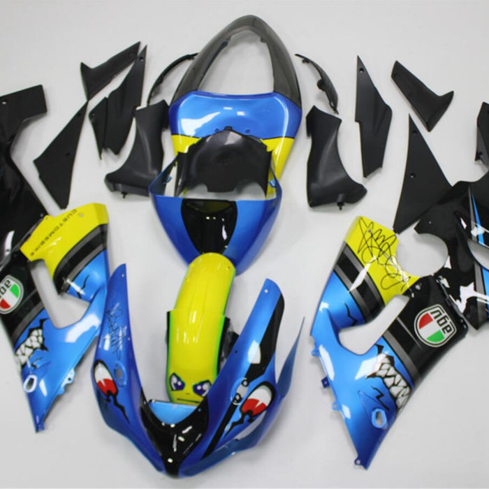 NT Aftermarket Injection ABS Plastic Fairing Fit for ZX6R 636 2005-2006 Shark N060