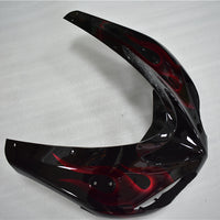 NT Aftermarket Injection ABS Plastic Fairing Fit for ZX10R 2006-2007 Black Red Flame N008