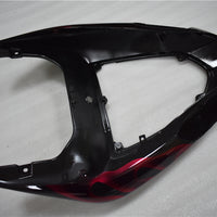 NT Aftermarket Injection ABS Plastic Fairing Fit for ZX10R 2006-2007 Black Red Flame N008