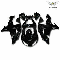 US STOCK NT Aftermarket Injection ABS Plastic Fairing Fit for ZX10R 2006-2007 Glossy Black N016 Available in CA