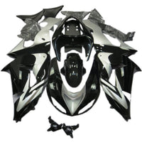 NT Aftermarket Injection ABS Plastic Fairing Fit for ZX10R 2006-2007 Black Gray N030