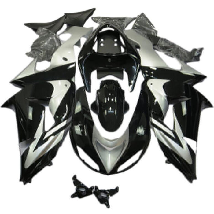 NT Aftermarket Injection ABS Plastic Fairing Fit for ZX10R 2006-2007 Black Gray N030
