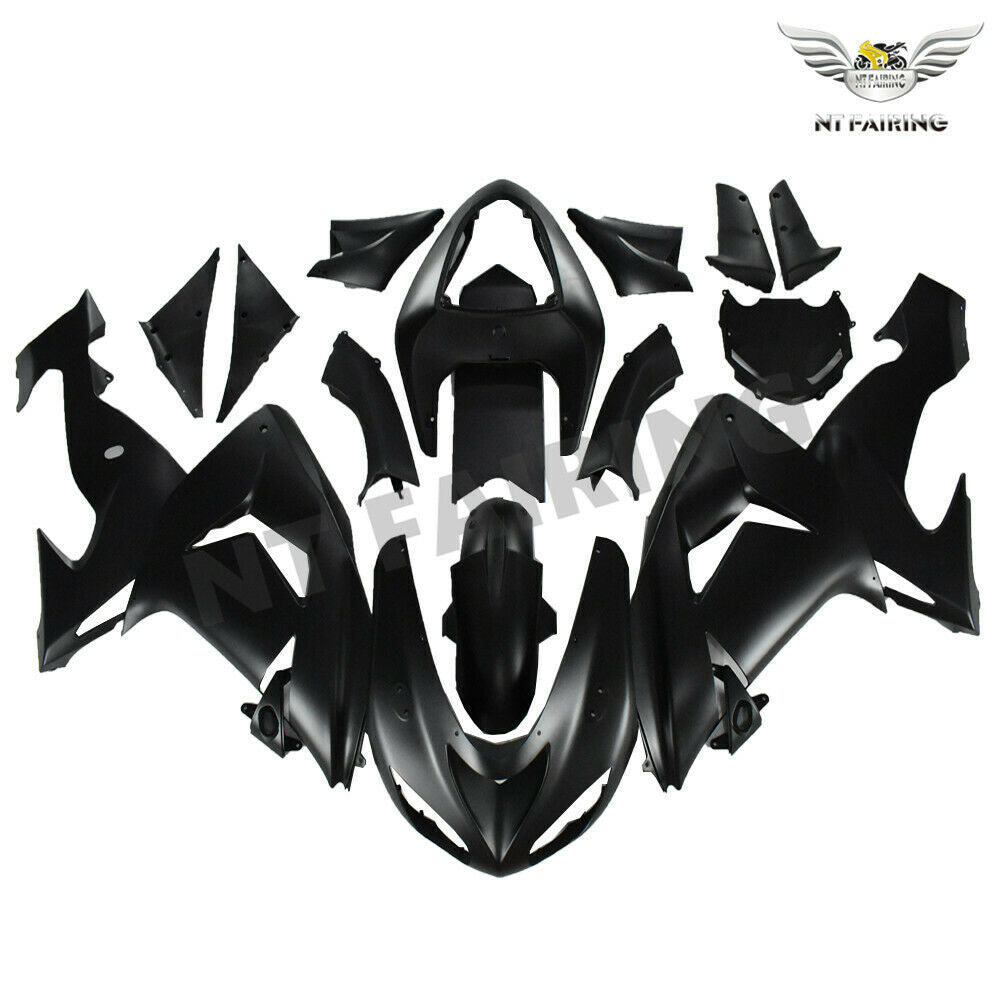 NT Fairing Fit for Kawasaki 2006-2007 ZX-10R N045- Matte Black | ABS Injection