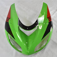NT Aftermarket Injection ABS Plastic Fairing Fit for ZX10R 2006-2007 Green Black Red N046