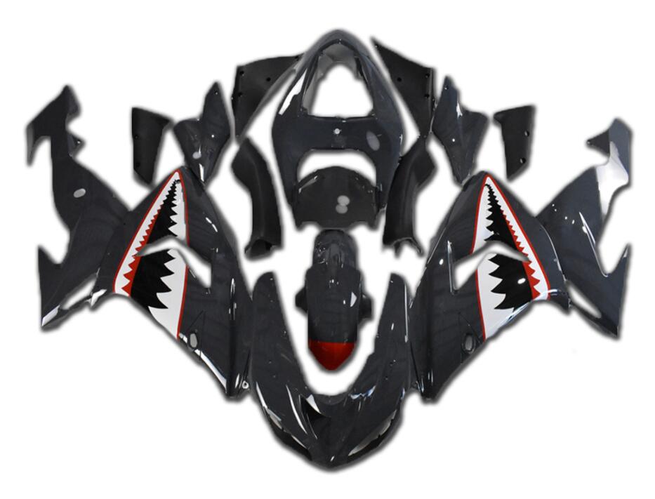 NT Fairing Fit for Kawasaki 2006-2007 ZX-10R N050- Gray Shark | ABS Injection