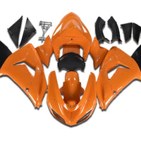 NT Aftermarket Injection ABS Plastic Fairing Fit for ZX10R 2006-2007 Orange Black N044