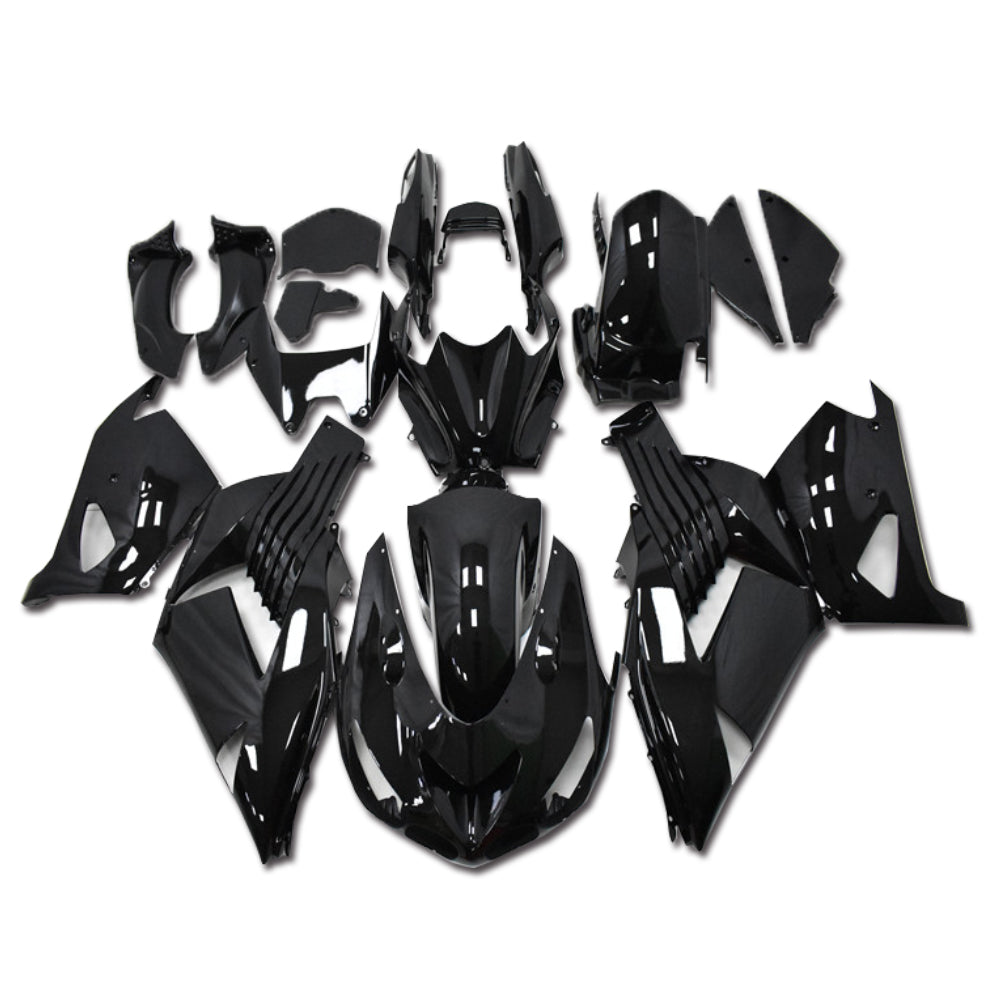 NT Fairing Fit for Kawasaki 2006-2011 ZX-14R N055- Glossy Black | ABS Injection