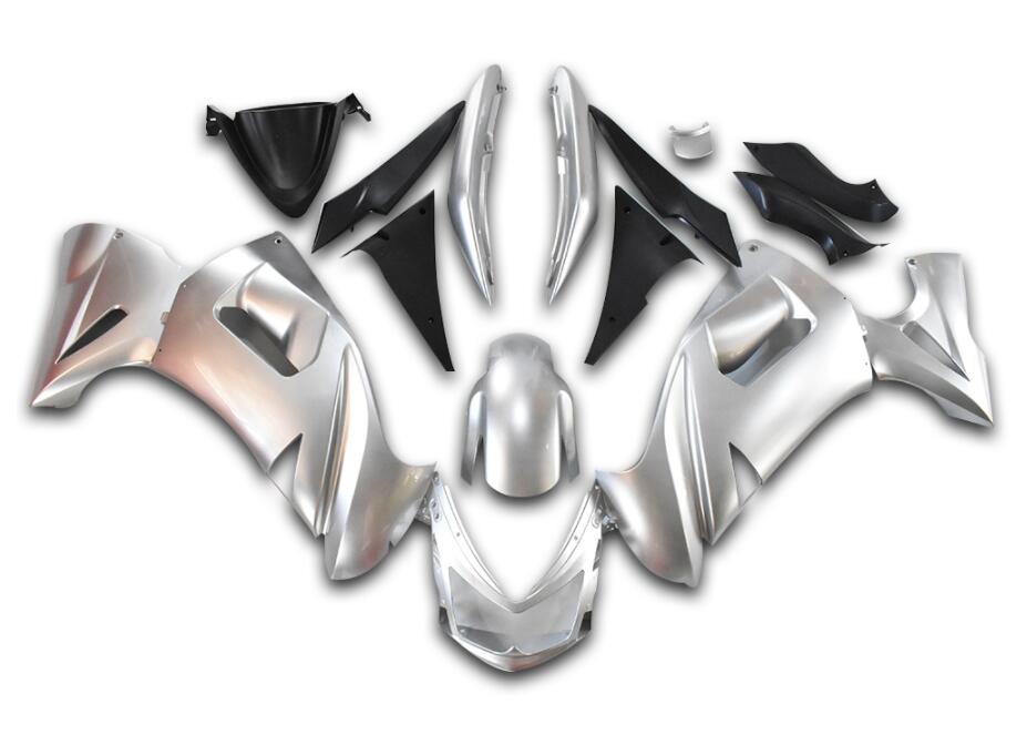 NT Fairing Fit for Kawasaki 2006-2008 EX650R N015- Er 6f Blue Silver | ABS Injection