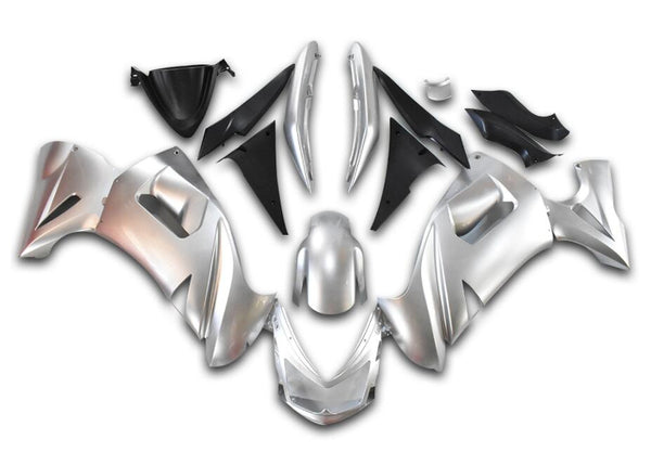 NT Fit for  Ninja 650R 2006-2008 ER6F ABS Blue Fairing Bodywork Silver N015