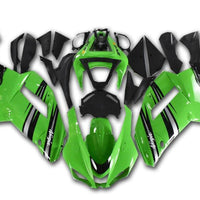 NT Aftermarket Injection ABS Plastic Fairing Fit for ZX6R 636 2007-2008 Green Black Silver N023