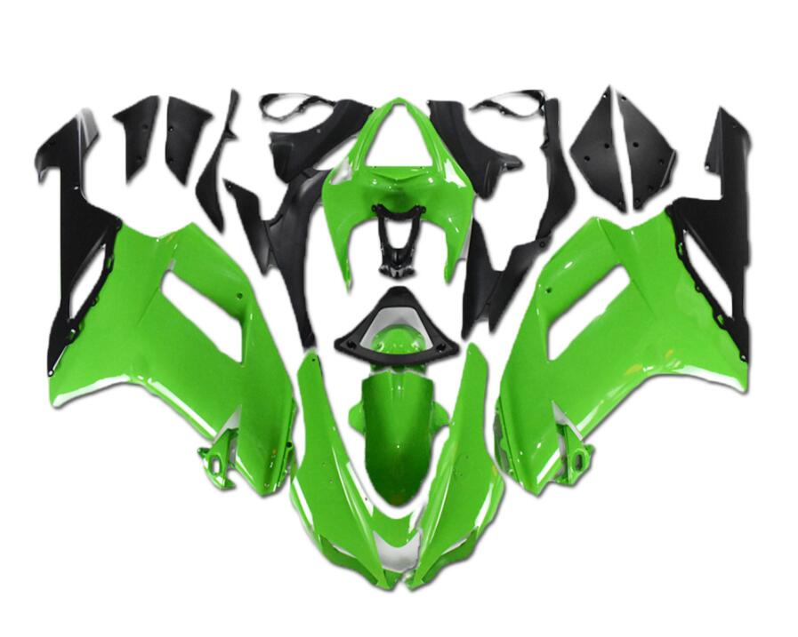 NT Fairing Fit for Kawasaki 2007-2008 ZX-6R N024- Green Black | ABS Injection