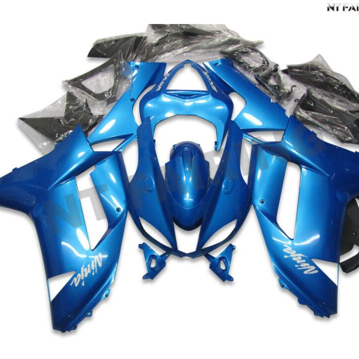 NT Aftermarket Injection ABS Plastic Fairing Fit for ZX6R 636 2007-2008 Blue N030