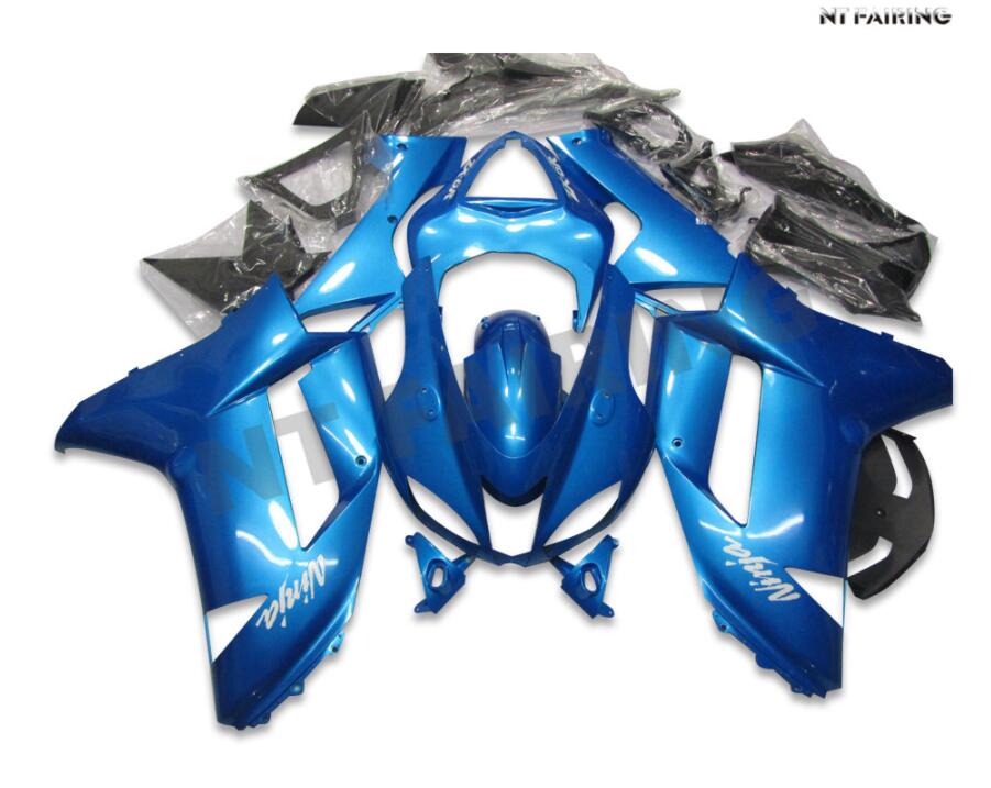NT Fairing Fit for Kawasaki 2007-2008 ZX-6R N030- Blue | ABS Injection