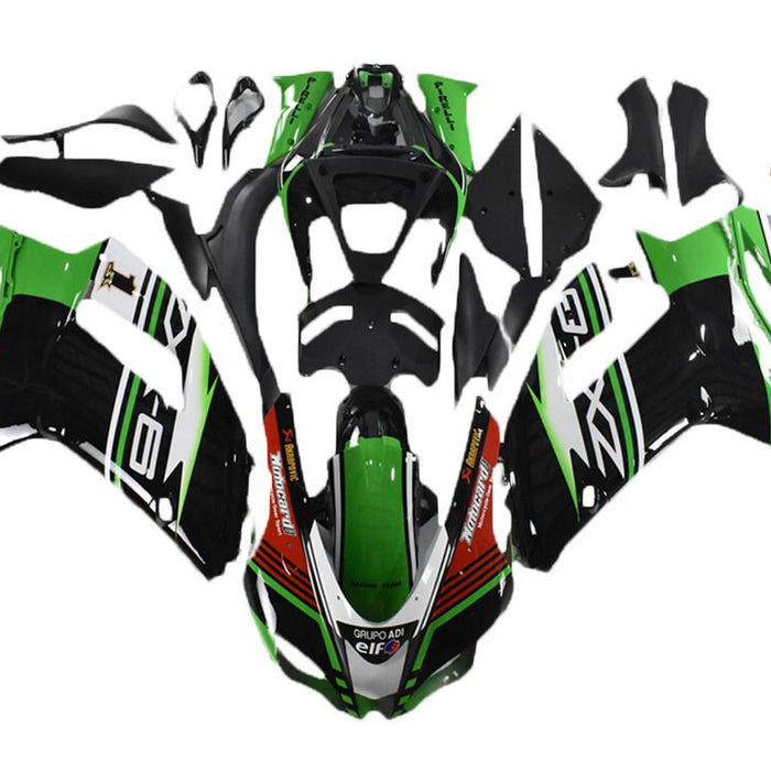 NT Aftermarket Injection ABS Plastic Fairing Fit for ZX6R 636 2007-2008 Green Red Black N062