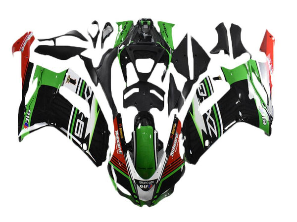 NT Aftermarket Injection ABS Plastic Fairing Fit for ZX6R 636 2007-2008 Green Red Black N062