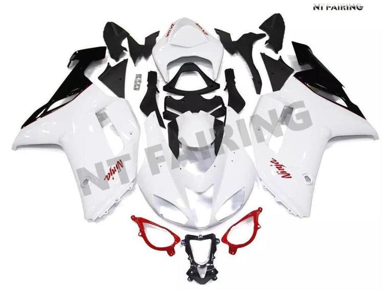 NT Fairing Fit for Kawasaki 2007-2008 ZX-6R N046- White | ABS Injection