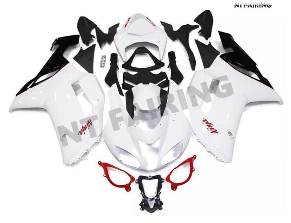 NT Aftermarket Injection ABS Plastic Fairing Fit for ZX6R 636 2007-2008 White N046