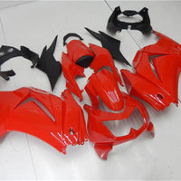NT Aftermarket Injection ABS Plastic Fairing Fit for EX250 2008-2012 Red N008