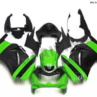NT Aftermarket Injection ABS Plastic Fairing Fit for EX250 2008-2012 Green Black N056