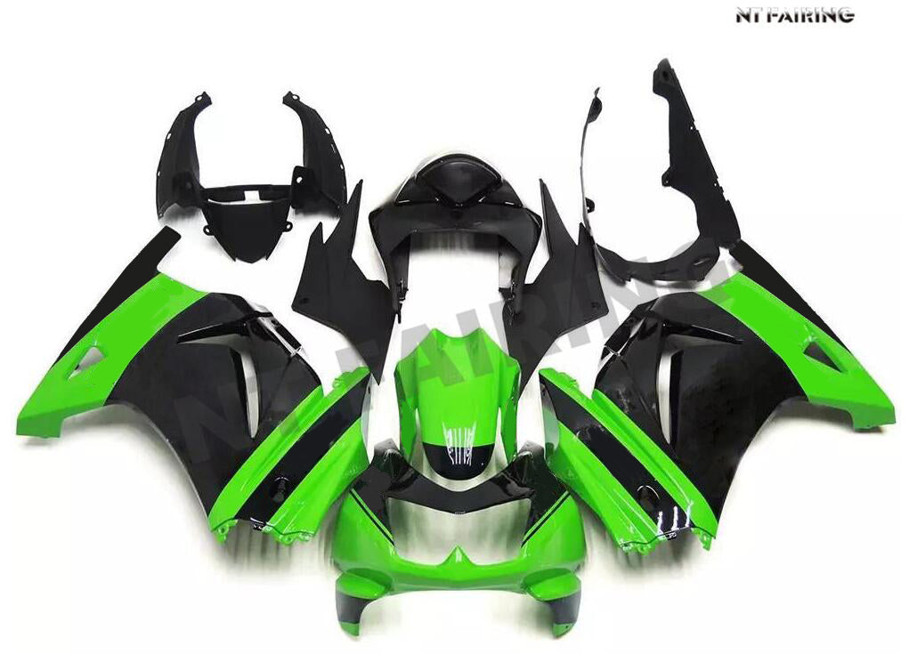 NT Fairing Fit for Kawasaki 2008-2012 EX250 N056- Green Black | ABS Injection