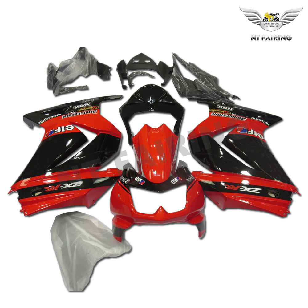 NT Fairing Fit for Kawasaki 2008-2012 EX250 N064- Red Black | ABS Injection