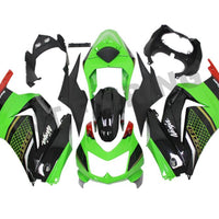US STOCK NT Aftermarket Injection ABS Plastic Fairing Fit for EX250 2008-2012 Green Black N076 Available in CA
