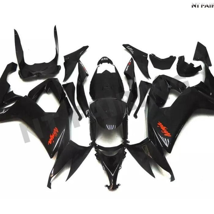 NT Aftermarket Injection ABS Plastic Fairing Fit for ZX10R 2008-2010 Black N017
