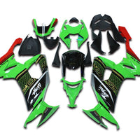 NT Aftermarket Injection ABS Plastic Fairing Fit for ZX10R 2008-2010 Green Black N052
