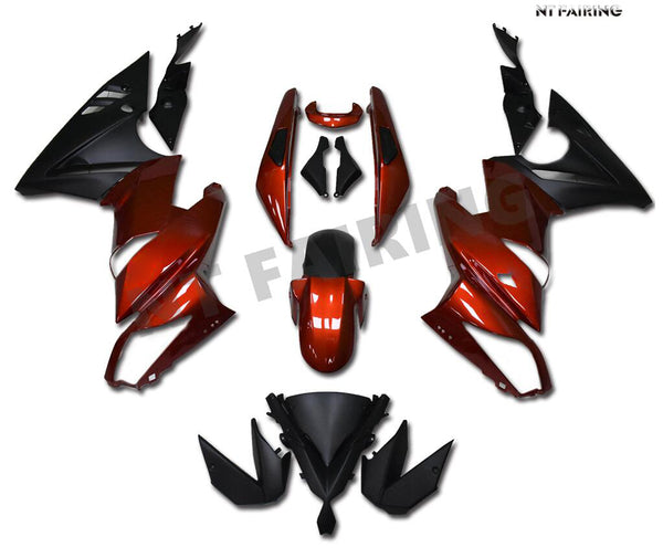 MS Fit for  Ninja 650R 2009-2011 ER6F Plastic Red Fairing Bodywork v002